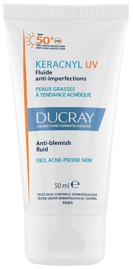 Ducray Keracnyl UV SPF50+ Anti Blemish Fluid 50 ml | Leke Karşıtı Güneş Koruyucu