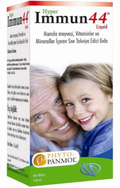 Hyper Immun44 Aserola  Multivitamin Şurup 150ML