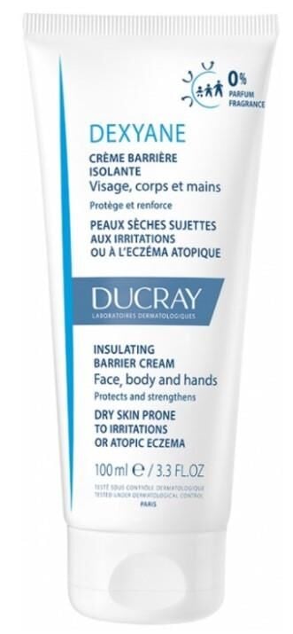Ducray Dexyane Insulating Barrier Krem 100ml | Yüz, Vücut ve Eller İçin Nemlendirici Krem