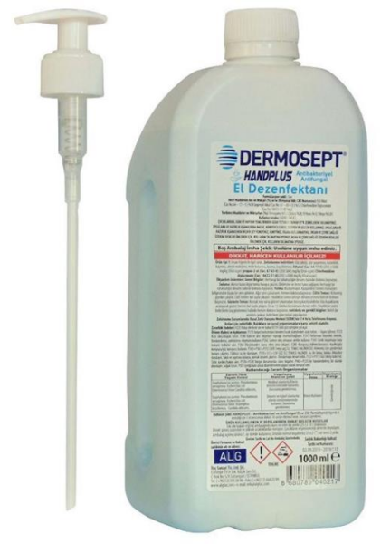 Dermosept Handplus Antiseptik Solüsyon Pompalı 1lt | Antiseptik El Dezenfektanı