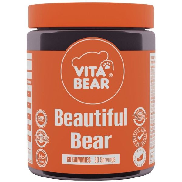 Vita Bear Beautiful Bear Gummy 60 Adet | Çiğnenebilir Form
