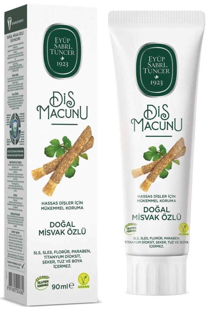 Eyüp Sabri Tuncer Diş Macunu Doğal Misvak Özlü 90 ml