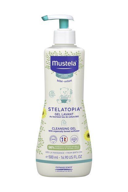 Mustela Stelatopia Cleansing Cream 500ml | Krem Şampuan