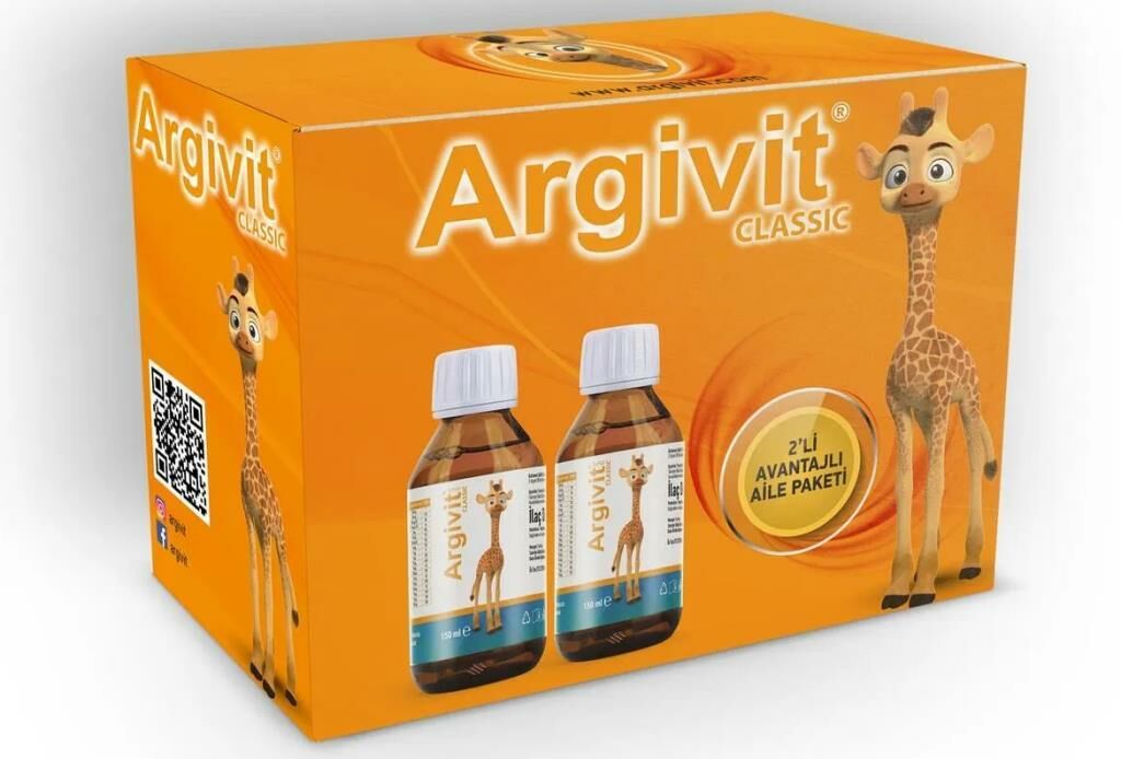 Argivit Classic Multivitamin Şurup Aile Paketi 2x150ml