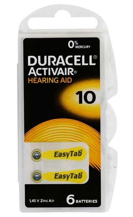 Duracell Activair İşitme Cihazı Pili No:10