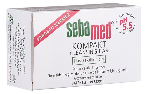 Sebamed Kompakt Cleasing Bar 100gr | Hassas Ciltler İçin Temizleyici Sabun