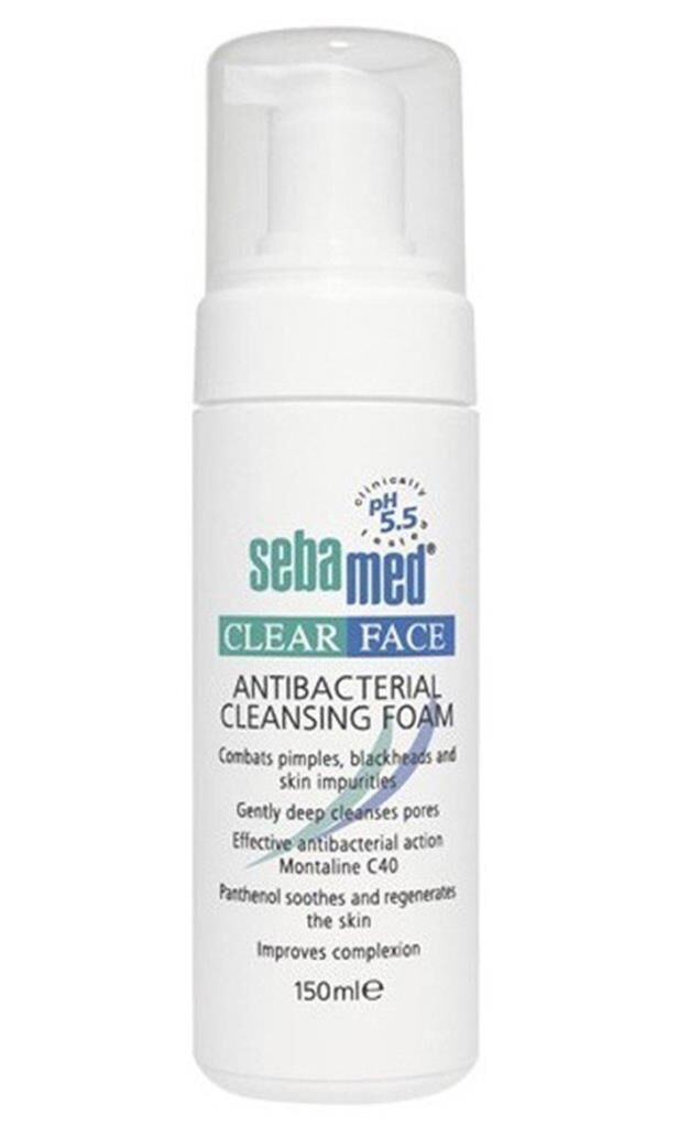 Sebamed Clear Face Cleansing Foam 150ml | Sivilceye Yatkın Ciltler için Temizleme Köpüğü