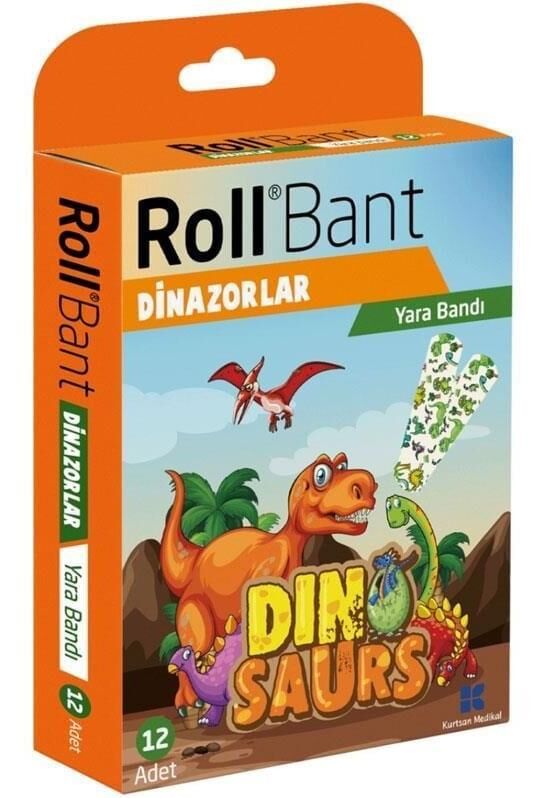 Roll Bant Dinazorlar Yara Bandı 12 Adet