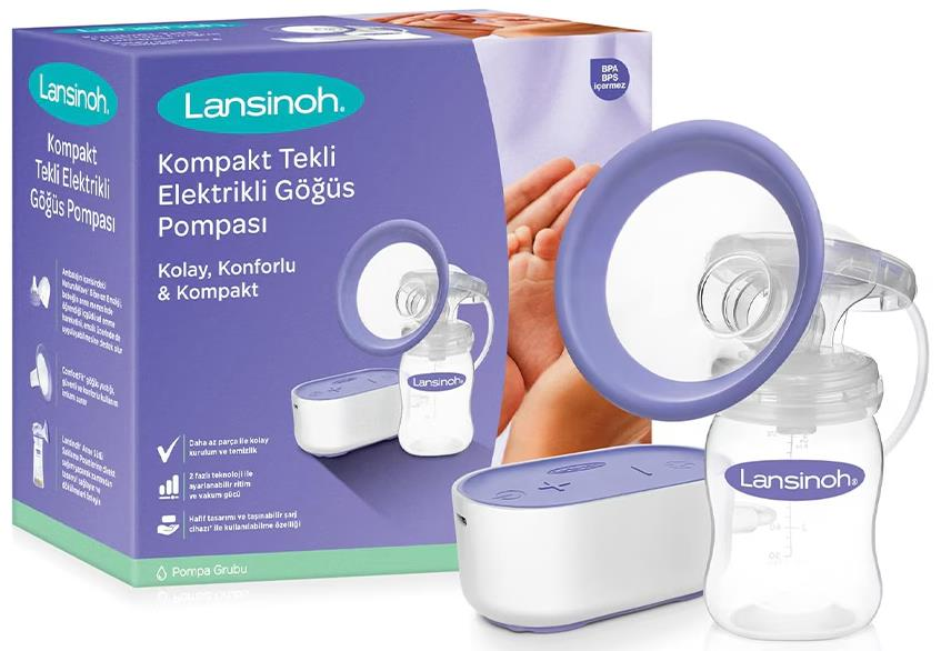 Lansinoh Kompakt Tekli Elektrikli Göğüs Pompası