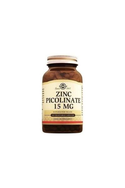 Solgar Zinc Picolinate 15mg 100 Kapsül