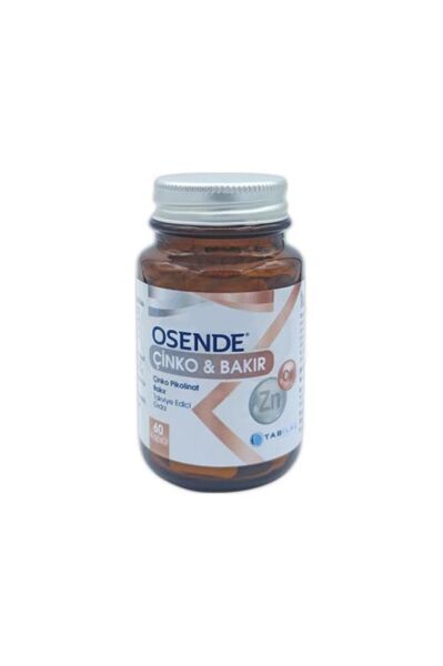Osende Çinko Pikolinat Bakır 60 Kapsül