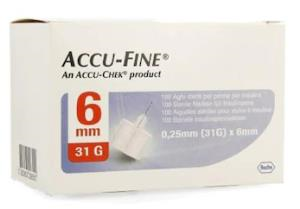 Accu-Fine İğne Ucu 31G 6mm